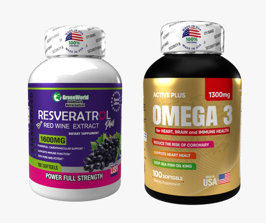 RESVERATROL CON OMEGA 3 + ENVIO GRATIS
