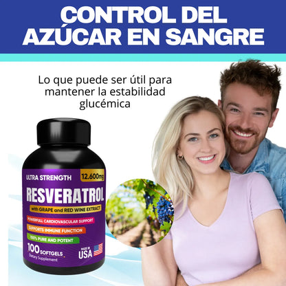 RESVERATROL CON OMEGA 3 + ENVIO GRATIS